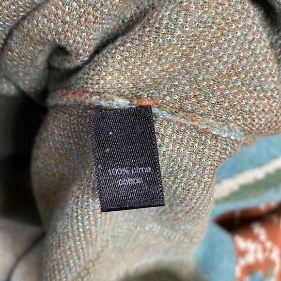 Peruvian Connection Blue Floral Pima Cotton Maxi Sleeveless Dress Size Medium - Picture 7 of 9